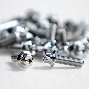 Rimscrew M7x24mm Steel chrome 12,9mm